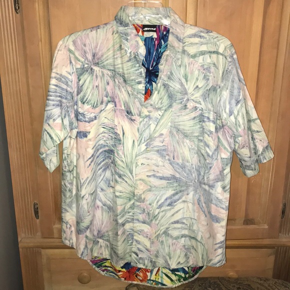 Handpainted Insideout Hawaiian Shirt By 